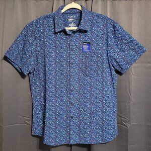 APT 9 Blue Collar Shirt XL Slim Fit